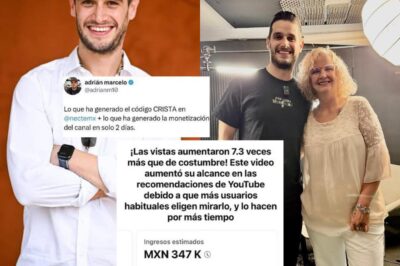 Adrián Marcelo muestra en sus redes sociales las ganancias que le ha generado el vídeo con Crista Montes 😳🤑🔥