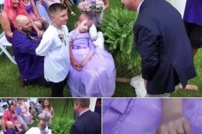 La familia cumple el último deseo de una niña de 10 años: una dulce boda con su amor de la infancia – ¡Las conmovedoras imágenes que derriten el corazón!