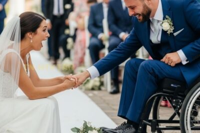 Ella se casó con un hombre con discapacidad, pero una gran sorpresa la esperaba en la boda.