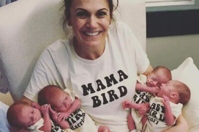 Mamá da a luz a cuatrillizos idénticos durante la pandemia – y son hermosos