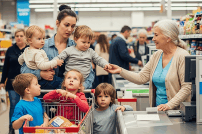 Milagros en la fila de la caja