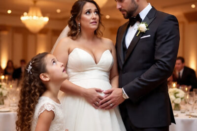 “¡Está mintiendo sobre el bebé!”—La audaz afirmación de una niña detiene la boda de un multimillonario