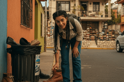 La mujer que juntaba zapatos perdidos en la calle