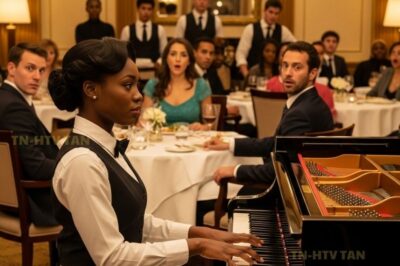 El hombre rico obligó a la camarera negra a tocar el piano para burlarse de ella, pero cuando sus dedos tocaron las teclas, todos en la habitación se quedaron sin palabras… 😲😲😲