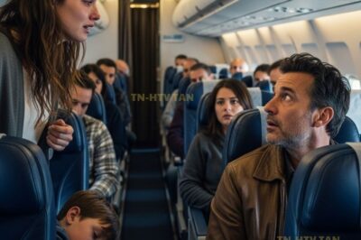 Cuatro años después del fallecimiento de su esposo, su hijo señaló a un hombre en el avión: «Mamá, ese es papá…»