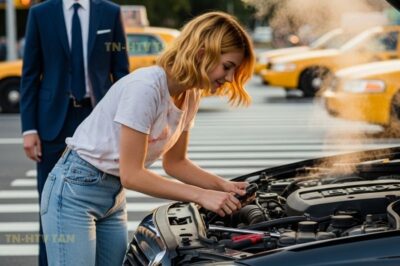 Una niña de la calle ayuda a un millonario a reparar su auto pero lo que …..