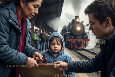 En la calle, una mujer me dio un niño y una maleta llena de dinero, y dieciséis años después descubrí que era el heredero de un multimillonario.