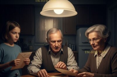 Llamé a mis padres para decirles que mi esposo había fallecido. Me dijeron que estaban en el cumpleaños de mi hermana y que no podían hablar. Días después, aparecieron pidiendo “la mitad de la herencia”. Mi hija de 8 años les entregó en silencio un sobre viejo y preguntó: “¿Por eso vinieron?”. Sus manos empezaron a temblar al abrirlo…