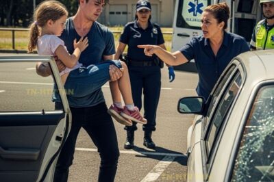Un joven rescata a un niño encerrado en un coche caliente rompiendo la ventanilla, pero en lugar de mostrar gratitud, la madre llama a la policía.