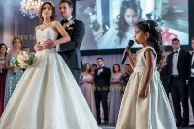 En la boda de su madre, la niña tomó el micrófono para felicitarla pero en su lugar mostró un impactante video.