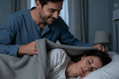 EL HOMBRE QUE LE ABRIGABA LA ESPALDA A SU ESPOSA MIENTRAS DORMÍA