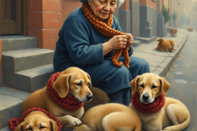 LA ABUELA QUE COSÍA BUFANDAS PARA LOS PERROS DE LA CALLE