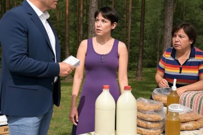 Tras disfrutar de un sabroso almuerzo junto al camino, un cirujano adquirió una botella de leche de una humilde ordeñadora del lugar.
