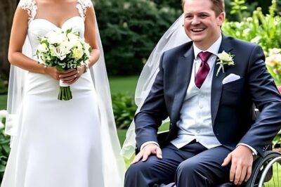 Se casó con una persona discapacitada, pero en la boda le esperaba una gran sorpresa.