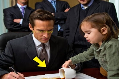 MILLONARIO A PUNTO DE FIRMAR CONTRATO es INTERRUMPIDO por una NIÑA DICIENDO SER SU HIJA…
