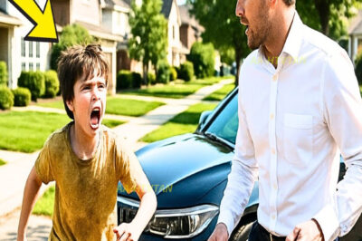 ¡NO TE SUBAS AL COCHE! — GRITÓ EL NIÑO. EL MILLONARIO SE QUEDÓ PARALIZADO AL DARSE CUENTA DE QUE… LO QUE SUCEDIÓ DESPUÉS CAMBIÓ SUS VIDAS PARA SIEMPRE.