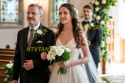 Pagué la boda de mi hijastra, pero ella eligió a su padre biológico en lugar de a mí para acompañarla al altar