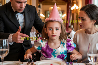A una niña discapacitada no se le permite entrar a un restaurante en su cumpleaños y les da una lección