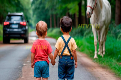 HOMBRE RICO ABANDONÓ A SUS HIJOS GEMELOS EN EL BOSQUE, PERO EL CABALLO LO VIO TODO Y HACE ALGO…