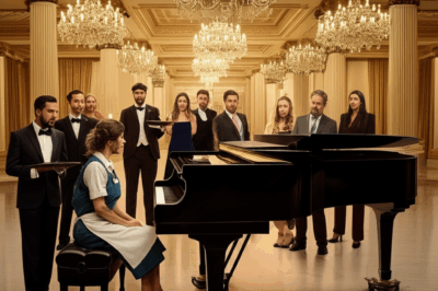 Le ordenó a la empleada que tocara el piano frente a todos para humillarla, pero cuando empezó, nadie esperaba lo que sucedió.