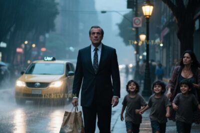 MILLONARIO VE A SU EX NOVIA ESPERANDO UN UBER CON TRES NIÑOS IDÉNTICOS A ÉL…