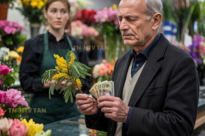 Entré a una floristería para comprar ramos para mi esposa y mi niña.