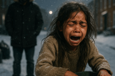 Un padre soltero vio a una niña buscando basura en la víspera de Navidad y la verdad lo dejó atónito.