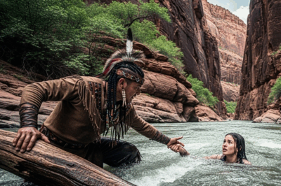 Un Apache solitário salva a una joven en el río… Sin imaginar lo que el destino le tenía preparado