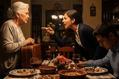 Mi hija me dio una orden: o sirvo a su esposo o me voy. Sonreí, tomé mi maleta…