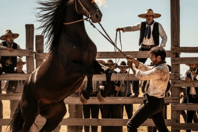 “Si logras montar este caballo, te regalo mi rancho”… se rió el hacendado, pero el joven humilde lo dejó sin palabras.