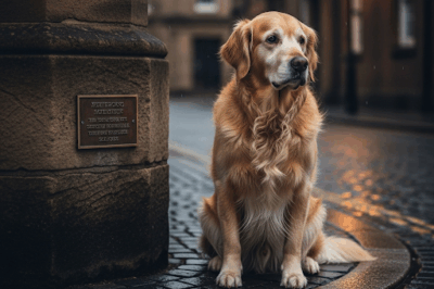 El perro que espera cada mañana