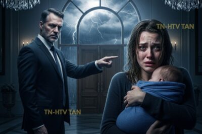 La voz de David Carter era como hielo en el momento en que Emily entró en su casa, acunando a un pequeño bebé recién nacido envuelto en una suave manta azul.