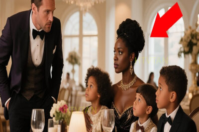 Millonario encuentra a su exesposa negra en un restaurante – con trillizos que se parecen a él….