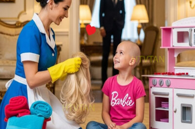 Millonario cruel despide a 5 empleadas, hasta que una le pone una PELUCA a su hija con cáncer…