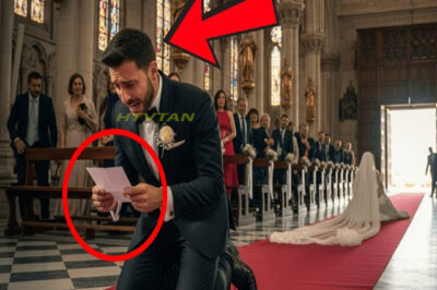 La Novia Huyó en el Momento del “Sí”… Pero Dejó una Nota que Hizo Caer al Novio al Suelo….