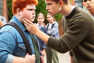 Los matones no saben que el chico gordito que intimidan se entrena para ser un boxeador fuerte.