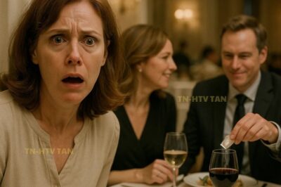 En nuestro aniversario, vi a mi esposo echar algo en mi copa. La cambié por la de su hermana…