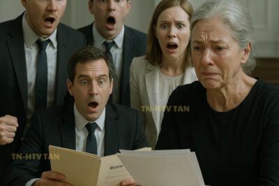 Mis Hijos Me Dejaron Fuera De La Lectura Del Testamento De Mi Esposo — Entonces Les Mostré El…