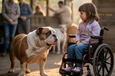 Una niña paralizada conoce al perro más agresivo del refugio. Lo que sucedió después es sorprendente.