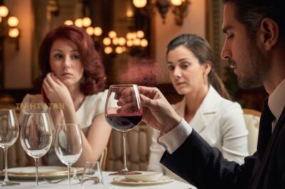 En nuestro aniversario, vi a mi esposo echar algo en mi copa. La cambié por la de su hermana…