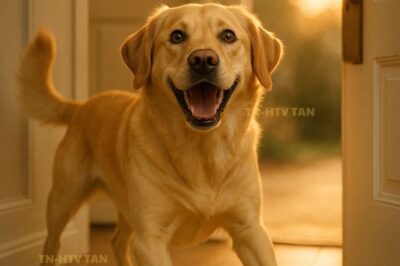 Si tu perro se estira cuando te ve… Esto es lo que realmente significa