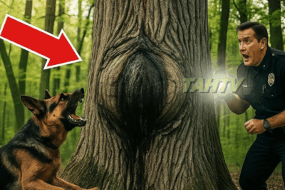 K9 Ladró a un Bulto en un Árbol Viejo — El Policía lo Abrió y Quedó Paralizado de Miedo