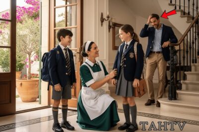 Millonario Vio A La Nueva Empleada Hacer Lo Que Nunca Vio En Las Niñeras De Sus Hijos… Impactado