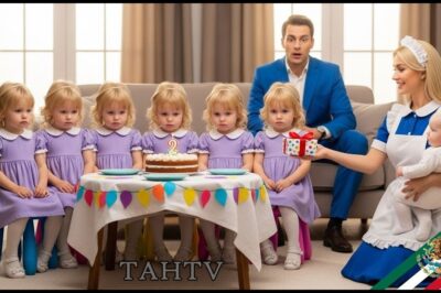 Nadie fue al cumple de las 6 gemelas mudas del CEO, hasta q un pobre limpiador dijo: Puedo ir c/ uds