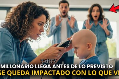 MILLONARIO LLEGA TEMPRANO DEL TRABAJO y SE QUEDA IMPACTADO al VER a su HIJO con la NIÑERA