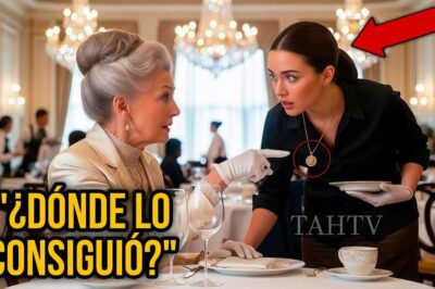 “¿De Dónde Sacaste Eso?” – Abuela Millonaria Lloró Al Ver El Collar De Una Camarera