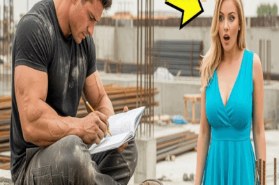 escondía sus libros de medicina entre los ladrillos de la obra. La millonaria observaba en silencio, intrigada por aquel albañil que estudiaba en los descansos.