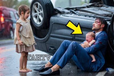 NIÑA SIN HOGAR VE A UN MILLONARIO DESMAYADO CON UN BEBÉ EN UN ACCIDENTE, PERO ALGO SUCEDE CUANDO…