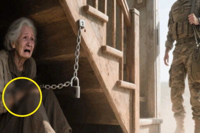 SOLDADO VUELVE Y DESCUBRE A SU MADRE ENCADENADA EN CASA — SU REACCIÓN DEJÓ A TODOS SIN PALABRAS