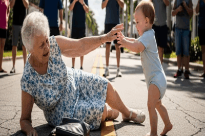 LA ABUELA QUE CAYÓ EN LA CALLE Y NADIE AYUDÓ — HASTA QUE UN BEBÉ CAMBIÓ SU DESTINO